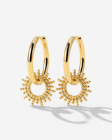 Sunny Hoop Set Medium Gold