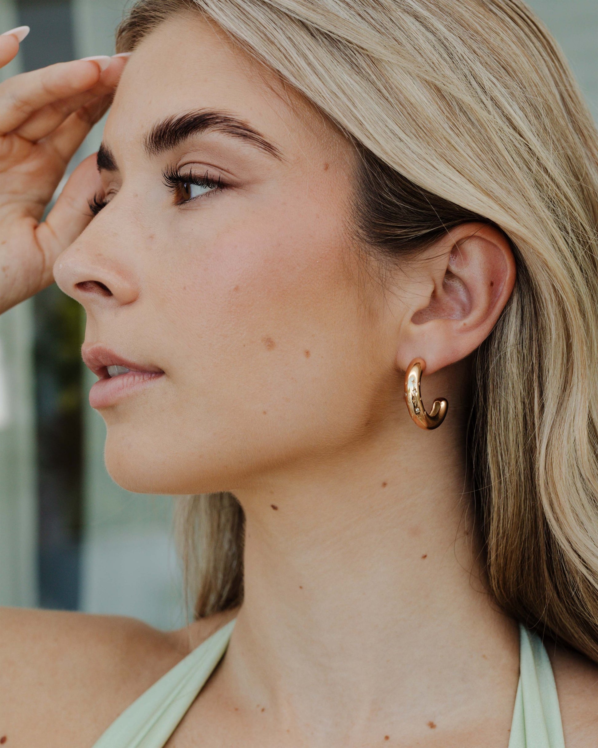 Sea of Stars Hoop Studs