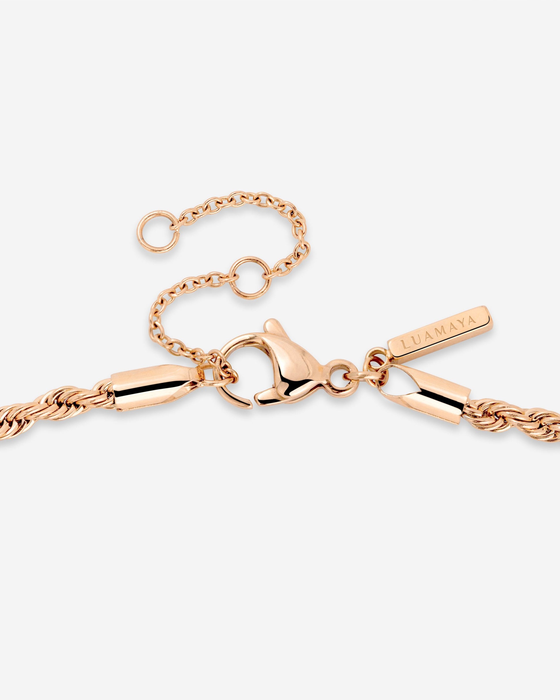 Olive Glow Necklace Roségold