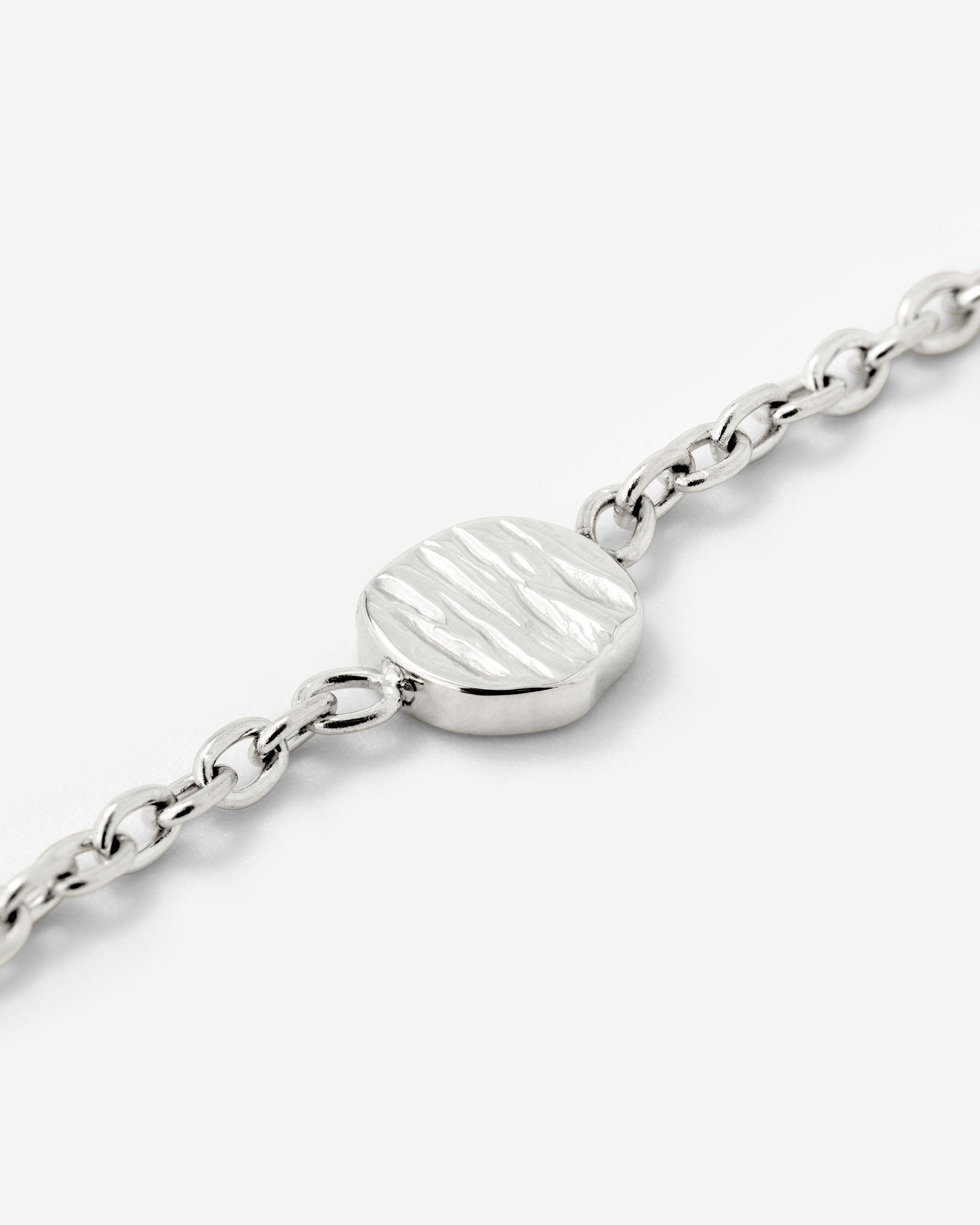 Boho Coin Bracelet Silber