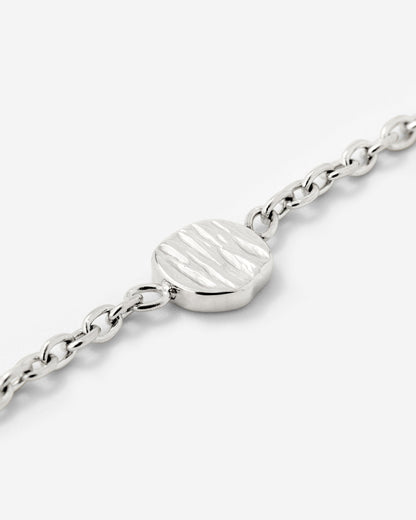 Boho Coin Bracelet Silber