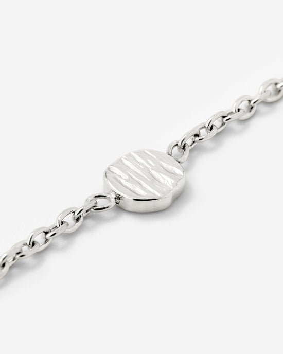 Boho Coin Bracelet Silber