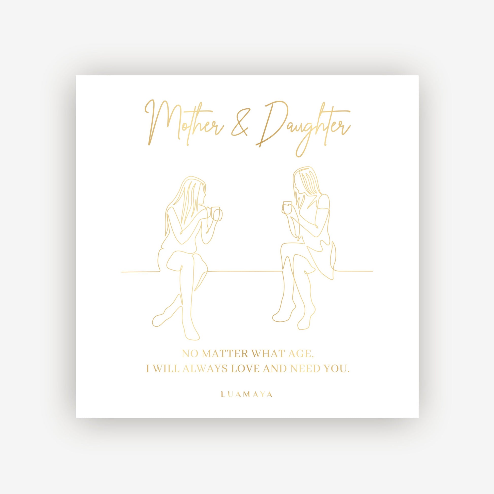 LUA Free Card: Mother's Day - Mother & Daughter