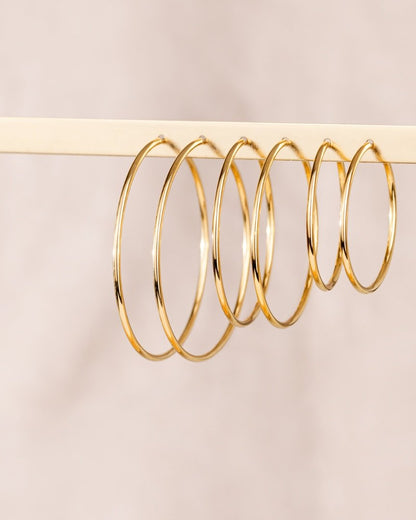 Maxi Hoops Silber