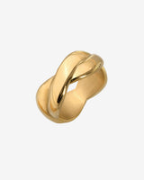 Female DNA Ring Gold