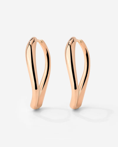 Timeless Oval Hoops Roségold