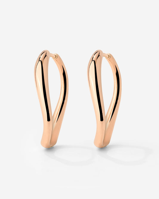 Timeless Oval Hoops Roségold