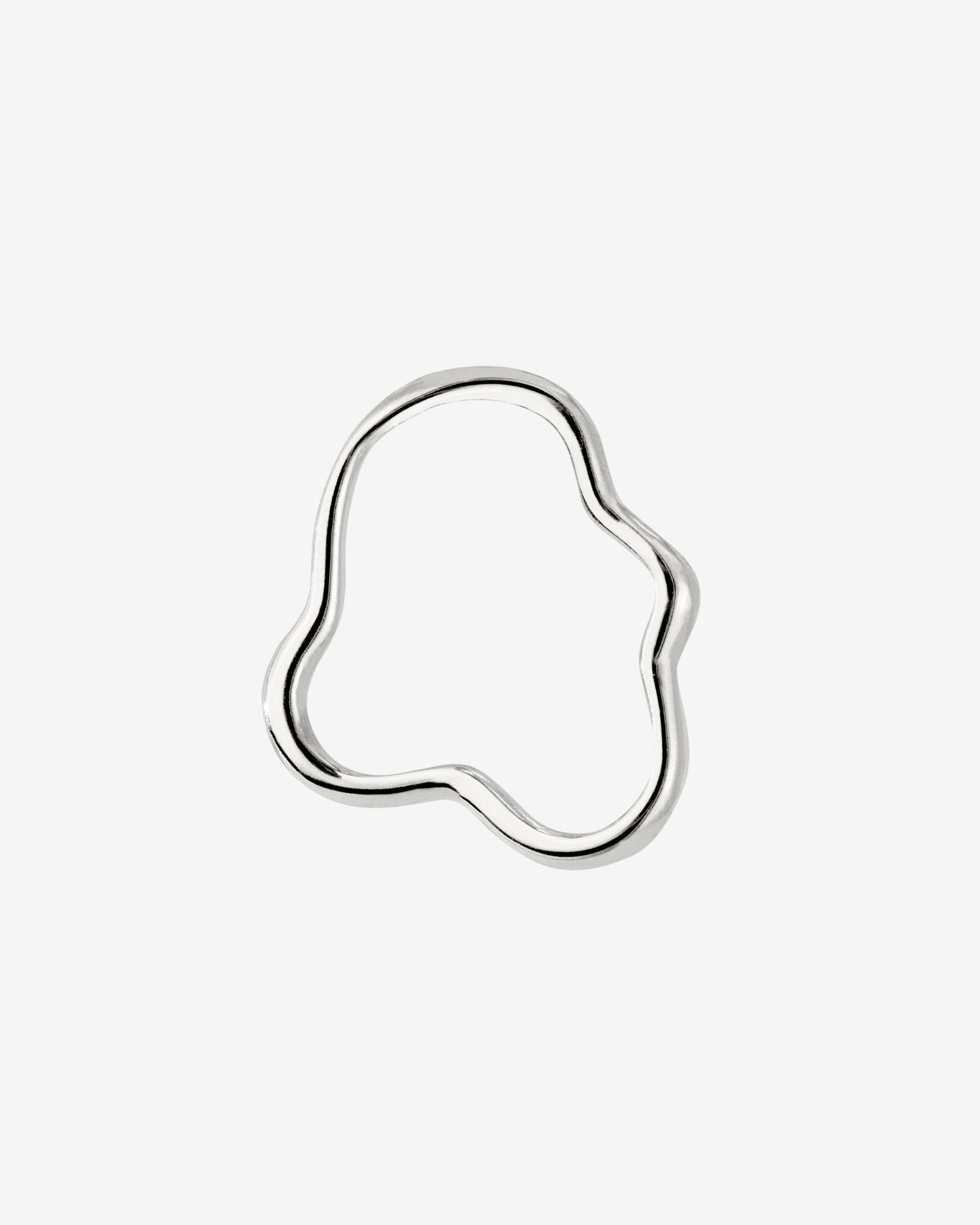 Forming Fluids Oval Hoop Set Baby Silber