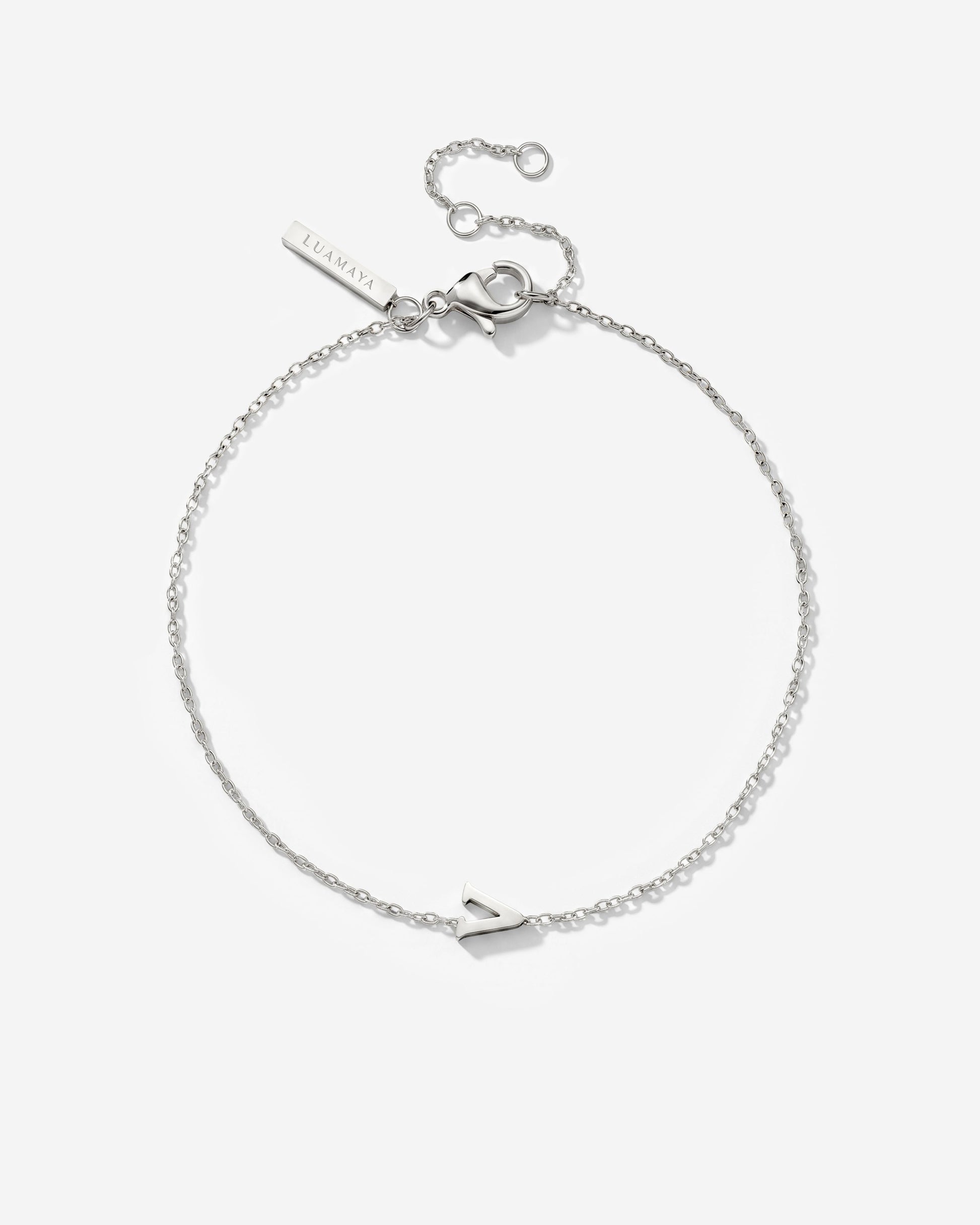 Tiny Letter Bracelet