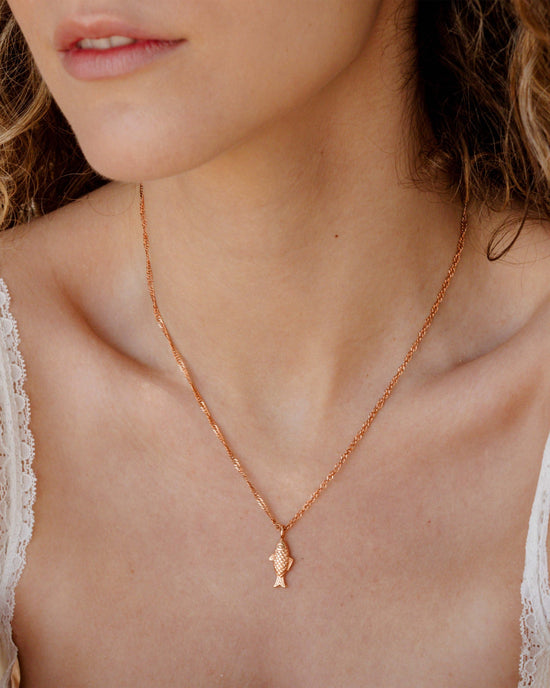 Pezito Necklace Roségold