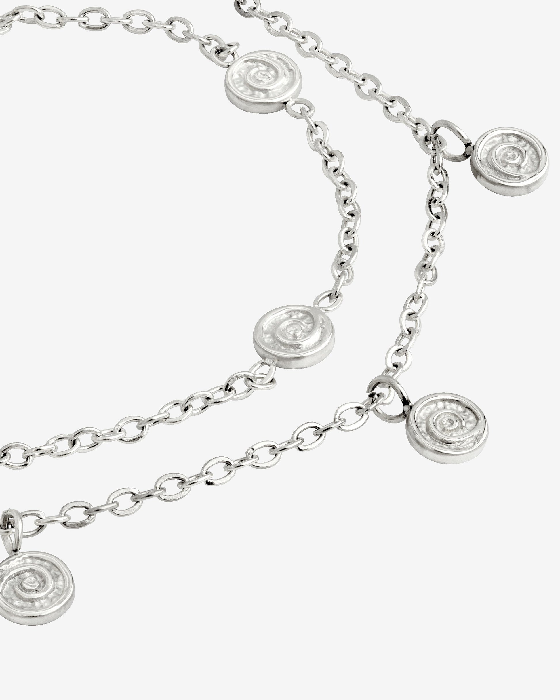 Swirl'n Double Bracelet Silber
