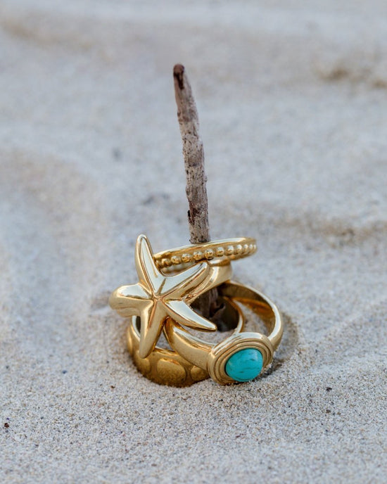 Boho Dots Ring Gold