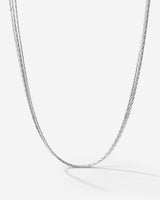 Cascade Layer Necklace Silber