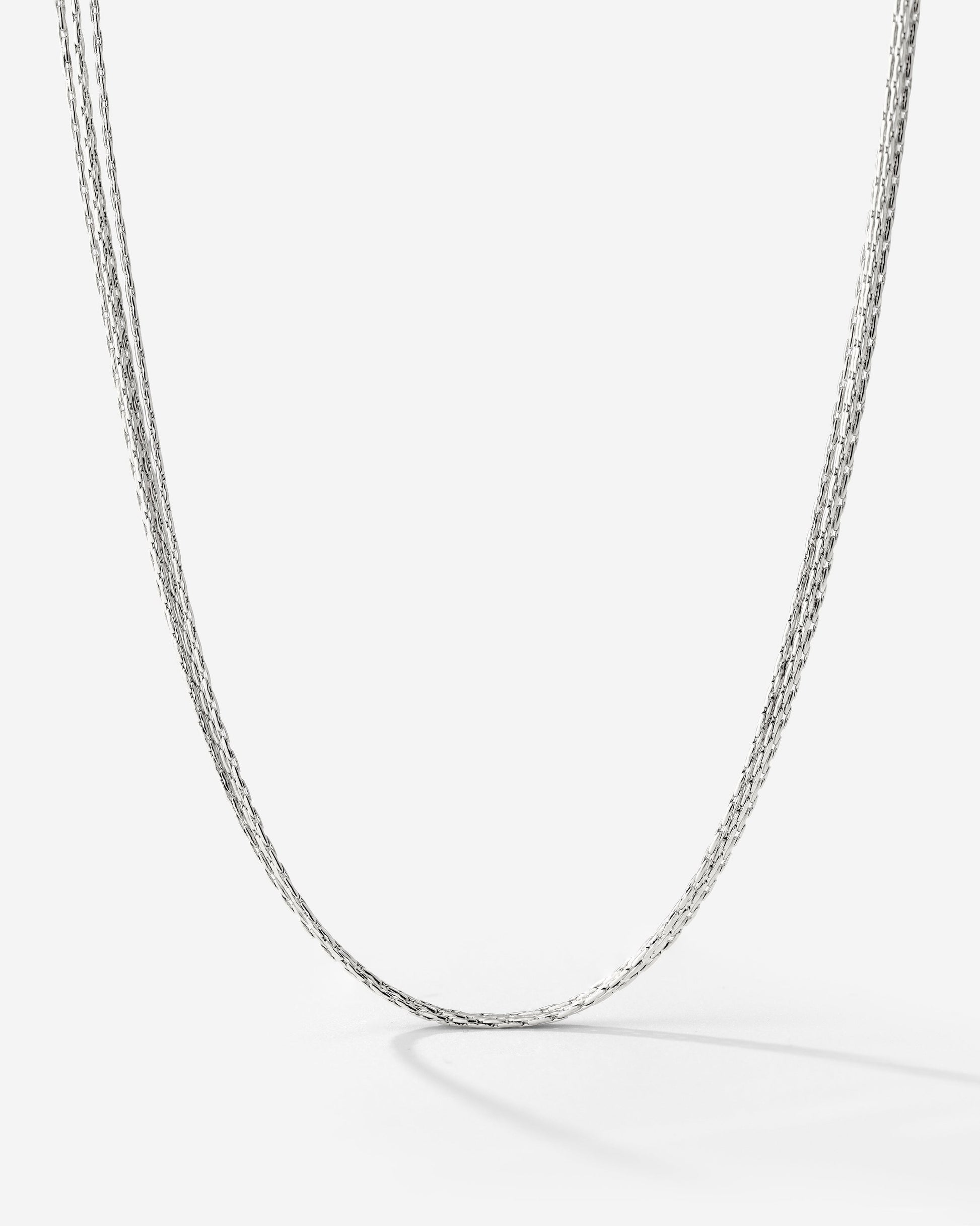 Cascade Layer Necklace Silber