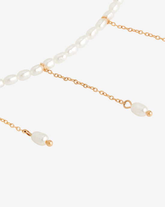 Lolas Love Pearl Power Necklace Roségold