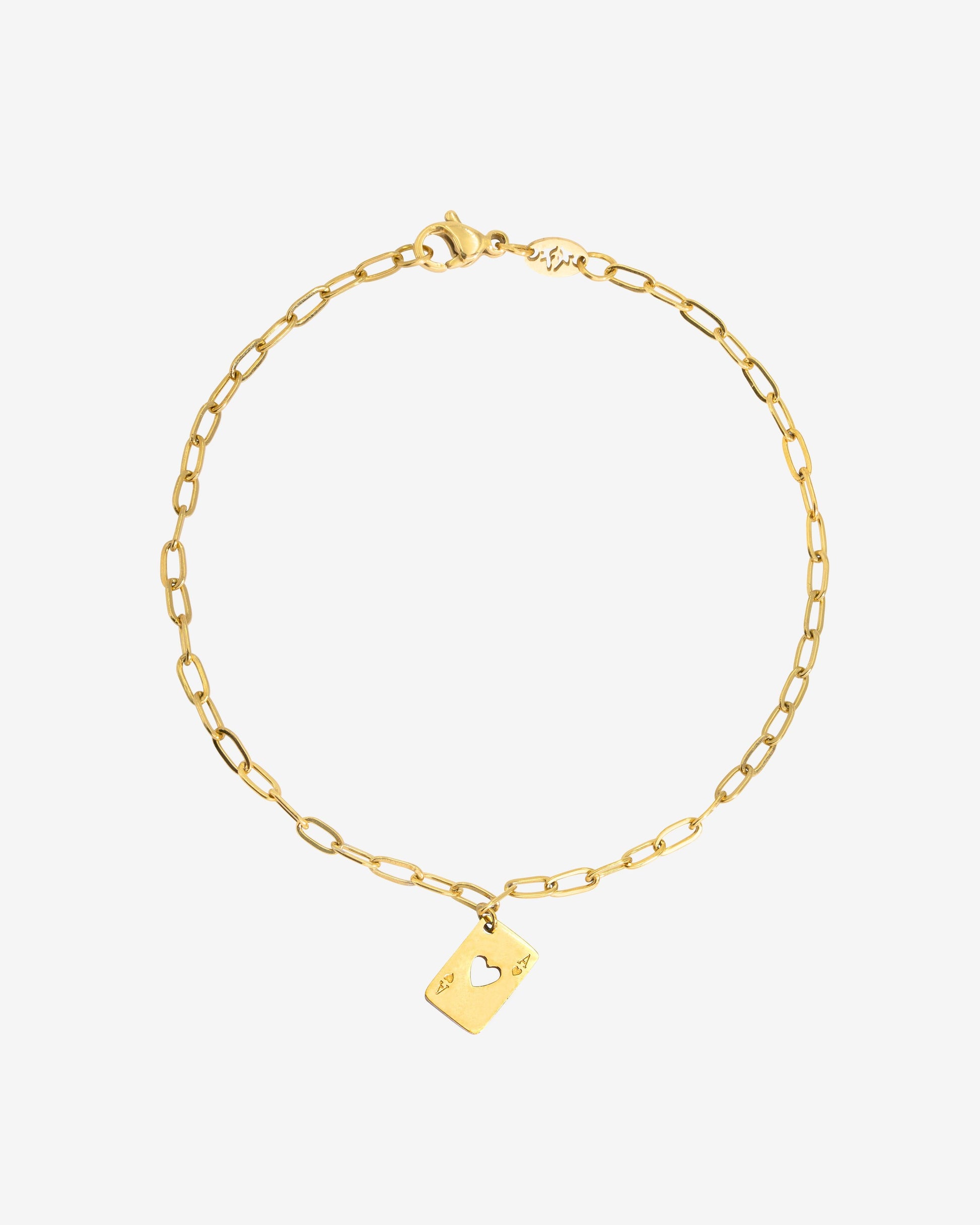 Ace Up the Sleeve Bracelet Gold
