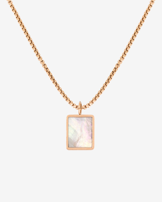 Shimmering Reflection Necklace Roségold