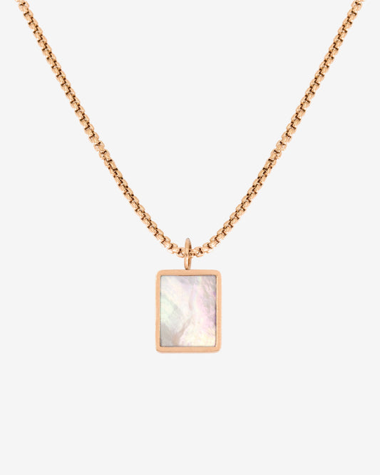 Shimmering Reflection Necklace Roségold