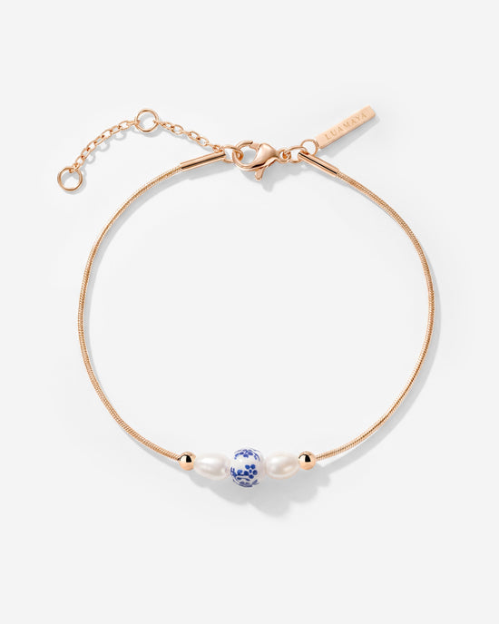Painted Blue Bracelet