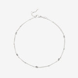 Sparkling Eyes Anklet Silber