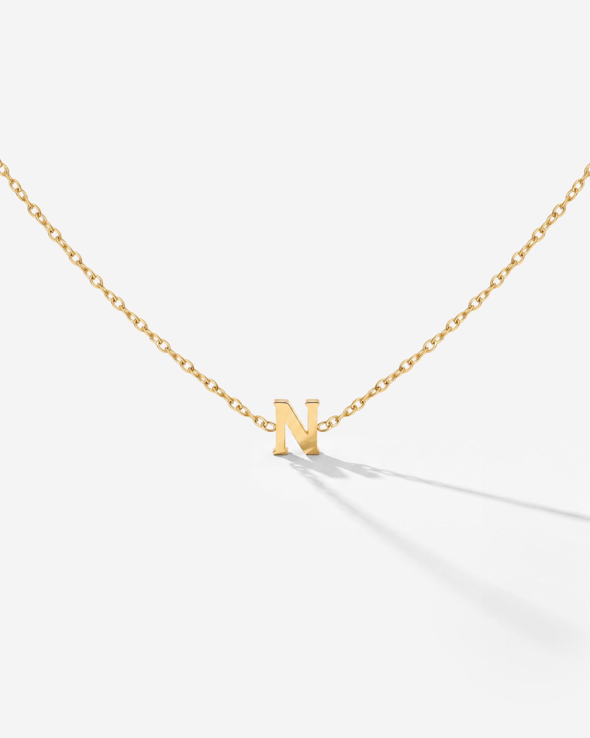 Tiny Letter Necklace