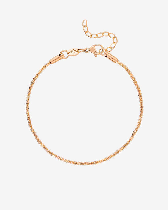 Criss Cross Chain Bracelet Roségold