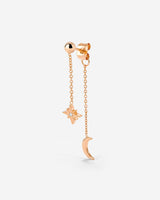 Shiny Ines Stud Earring Roségold