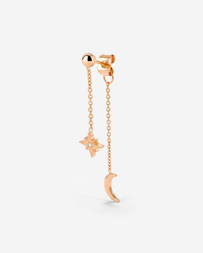 Shiny Ines Stud Earring Roségold
