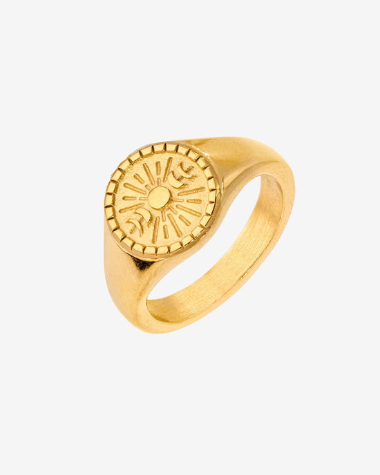Power Krissi Signet Ring Gold