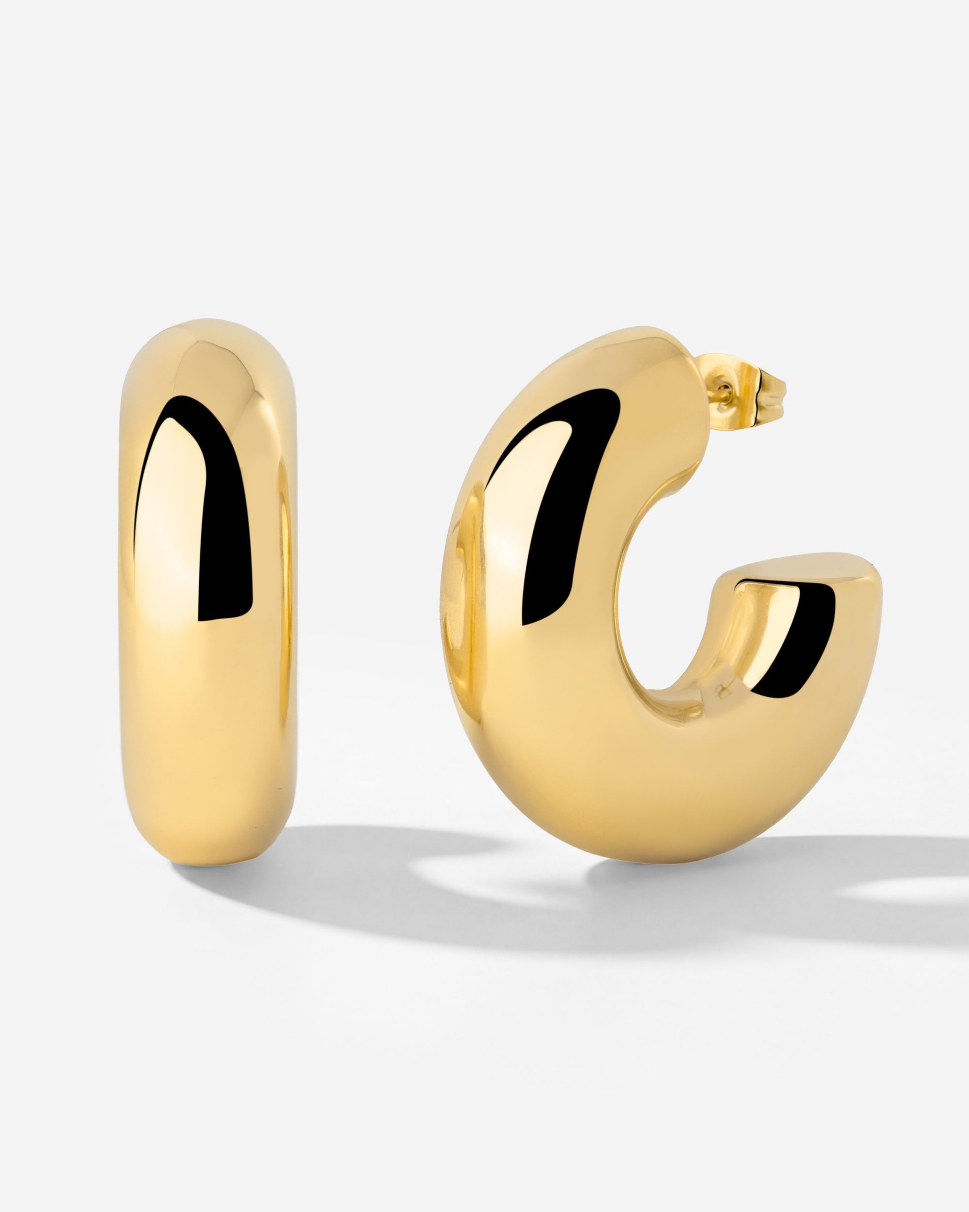 Chunky Hoop Studs