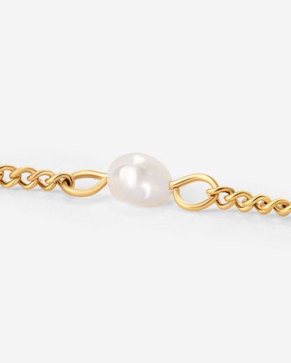 Pearl after Pearl Choker Gold