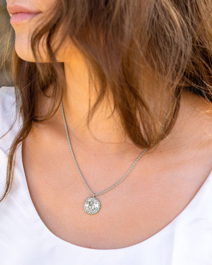 Zodiac Sign Necklace Silber
