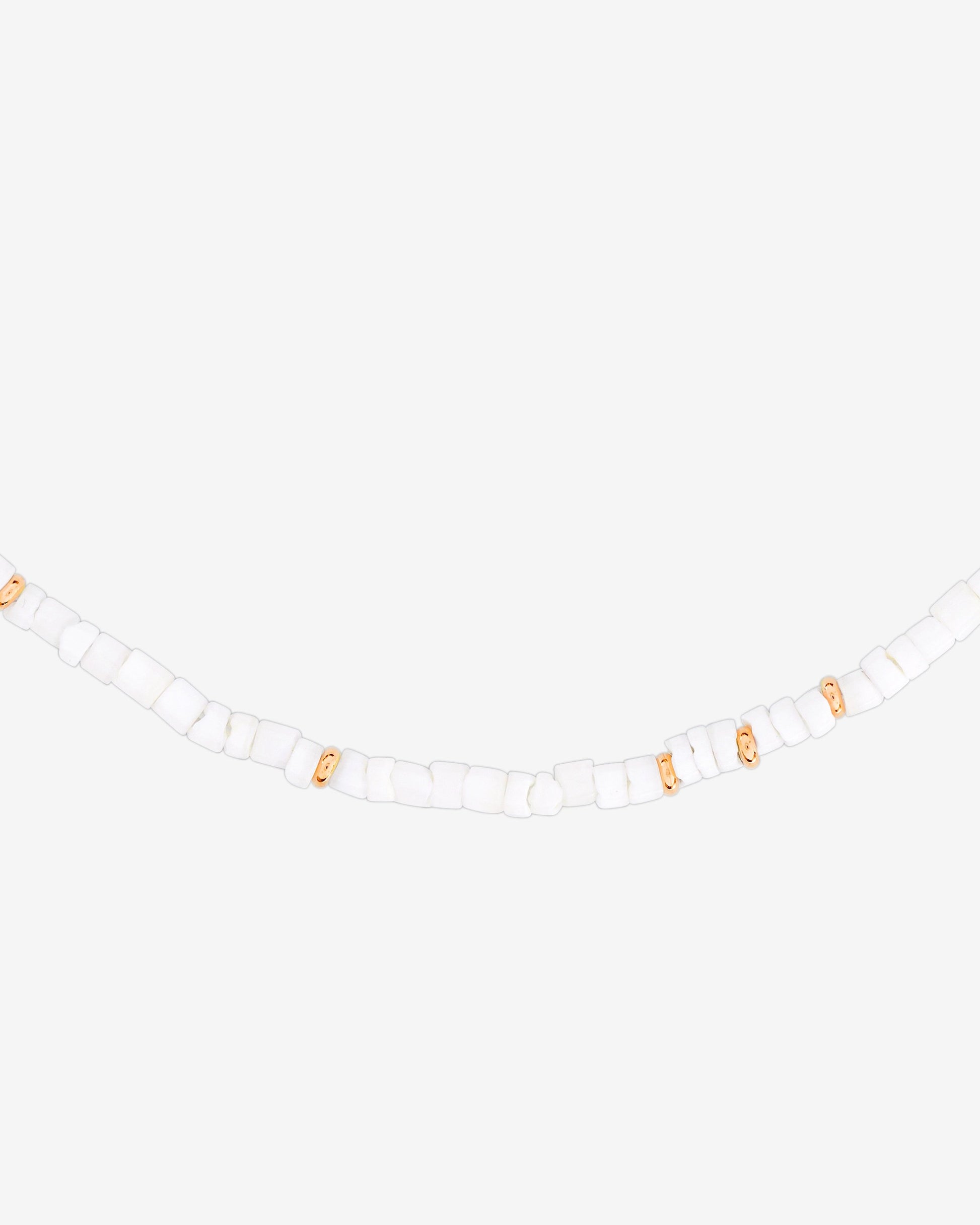 Puka Shell Necklace Roségold