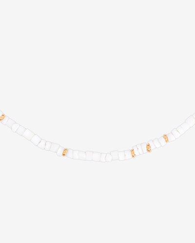 Puka Shell Necklace Roségold