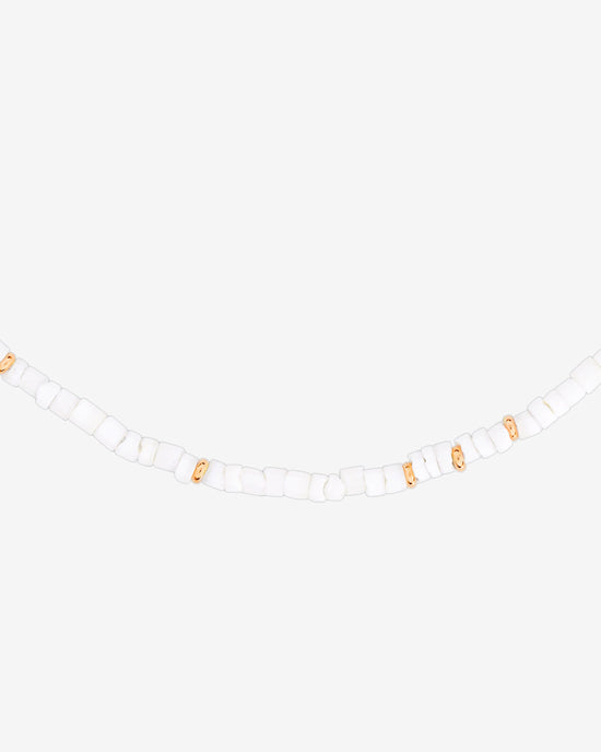 Puka Shell Necklace Roségold