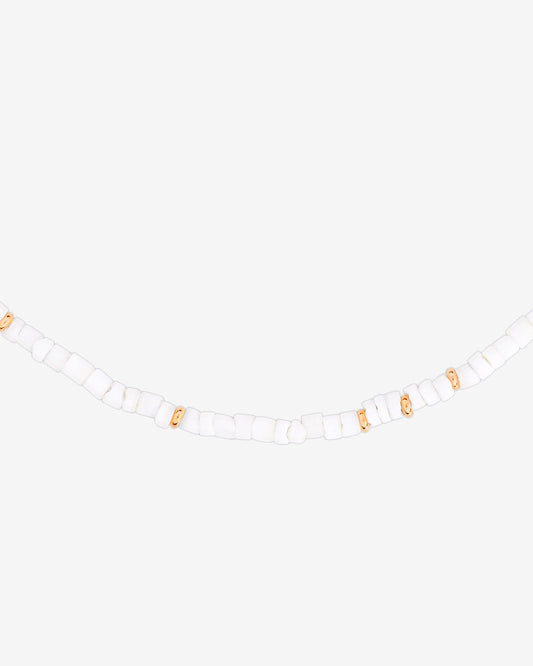 Puka Shell Necklace Roségold