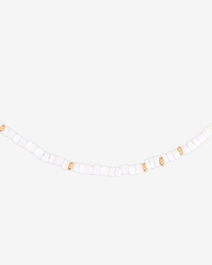 Puka Shell Necklace Roségold