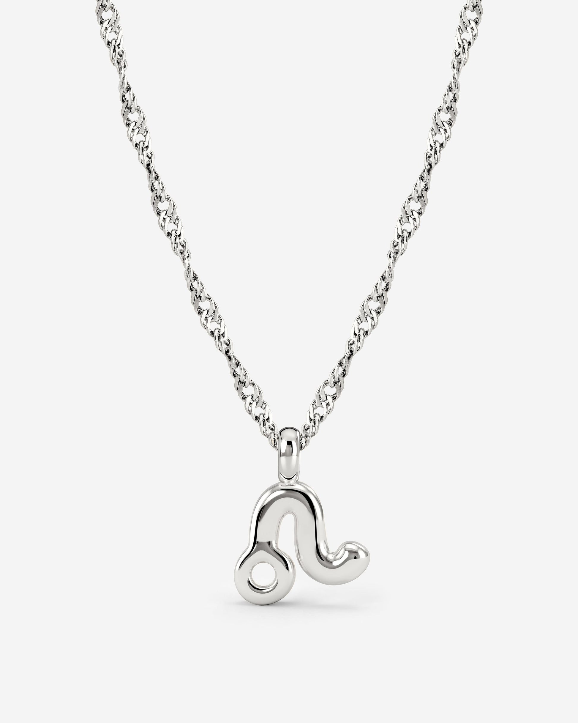 Leo Bubble Necklace Silber