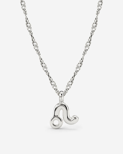Leo Bubble Necklace Silber