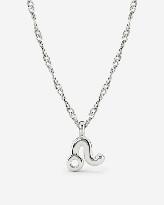 Leo Bubble Necklace Silber