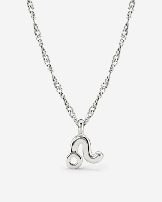 Leo Bubble Necklace Silber