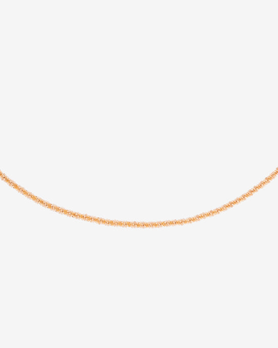Criss Cross Chain Necklace Roségold