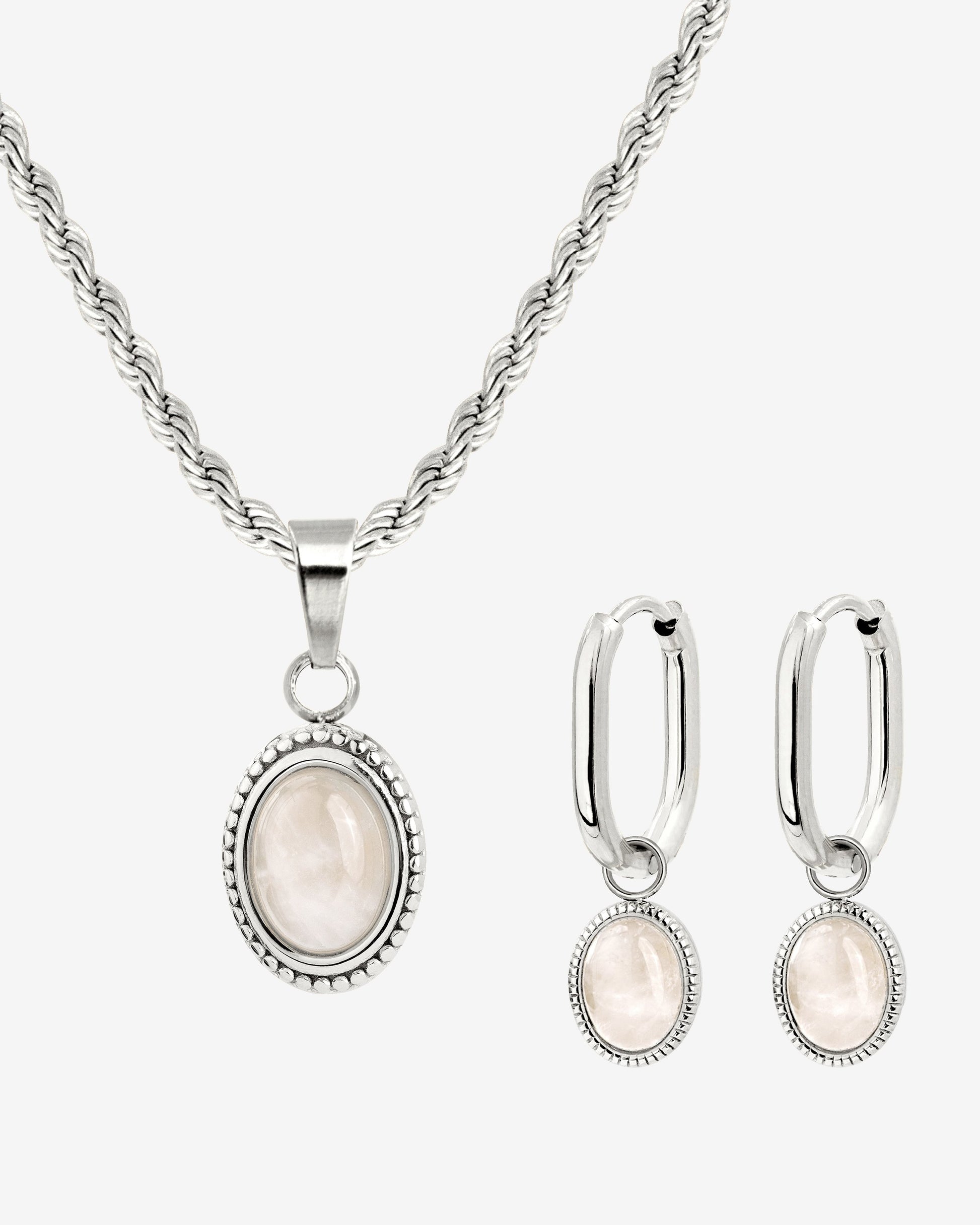 Blush Quartz Bundle Silber