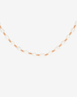 Summertime Pearl Necklace Roségold