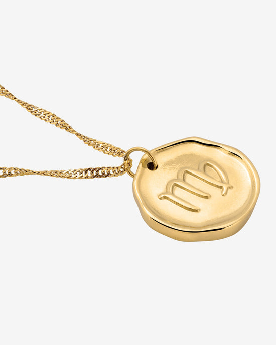 Zodiac Necklace Gold