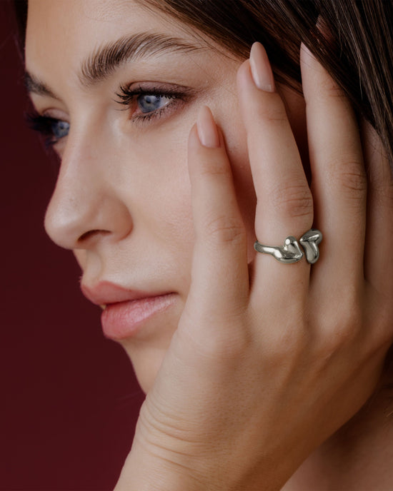 Heartie Ring Silber