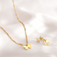 Flutterby Necklace Gold