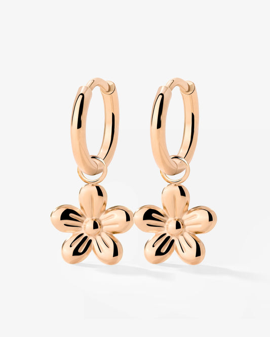 Blossom Hoop Set Small Roségold