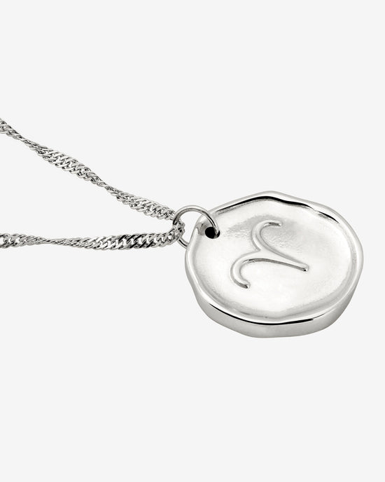 Zodiac Necklace – Aries / Widder Silber
