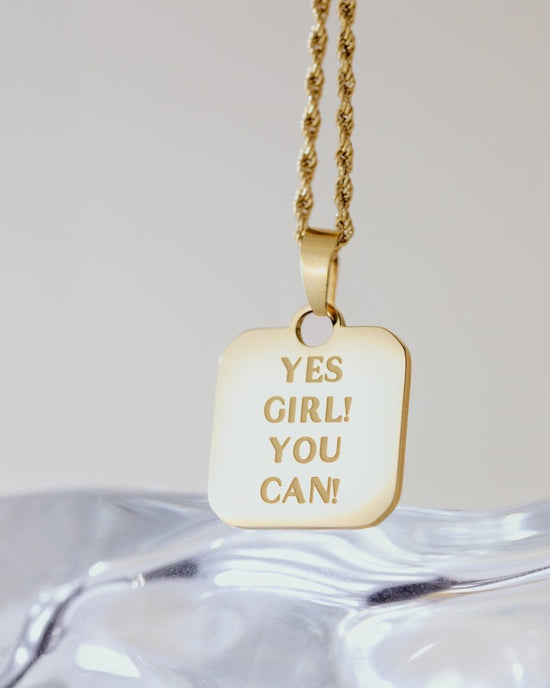 Yes girl! You can! Necklace Roségold